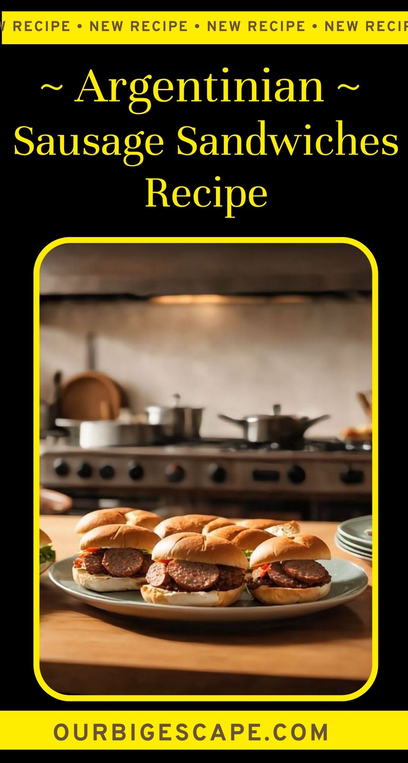 24. Argentinian Sausage Sandwiches Recipe