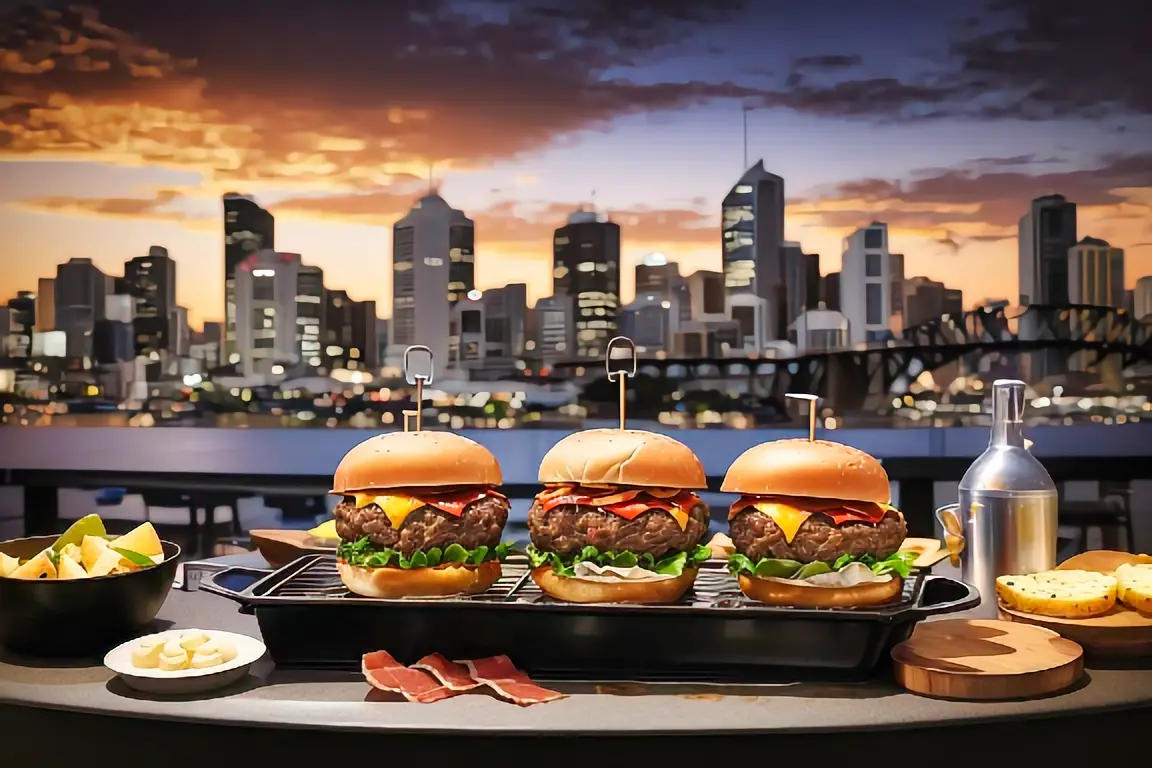 3. Australian BBQ Beef and Bacon Burgers Recipe 2