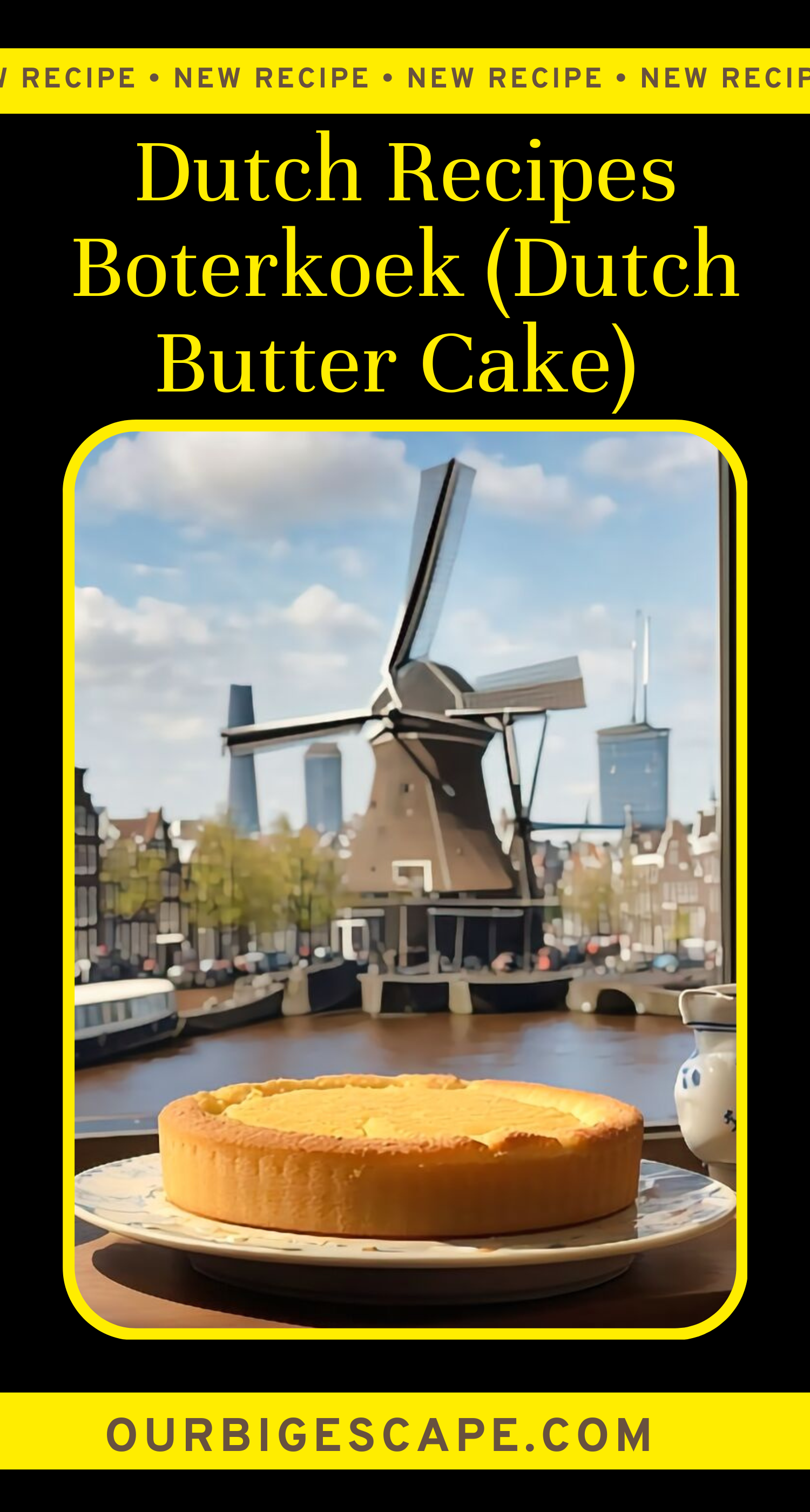 Boterkoek (Dutch Butter Cake)