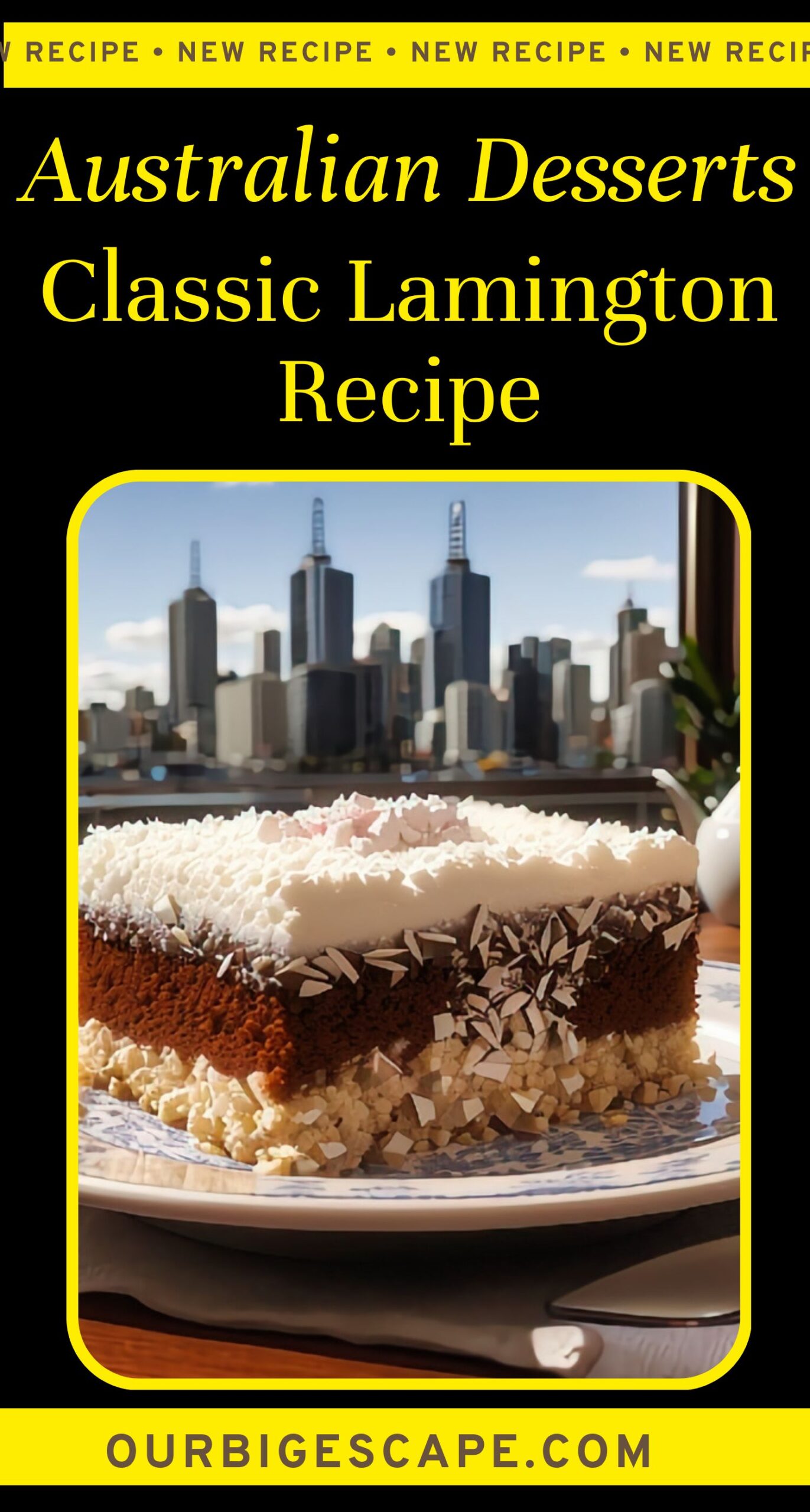 5. Australian Classic Lamington Recipe