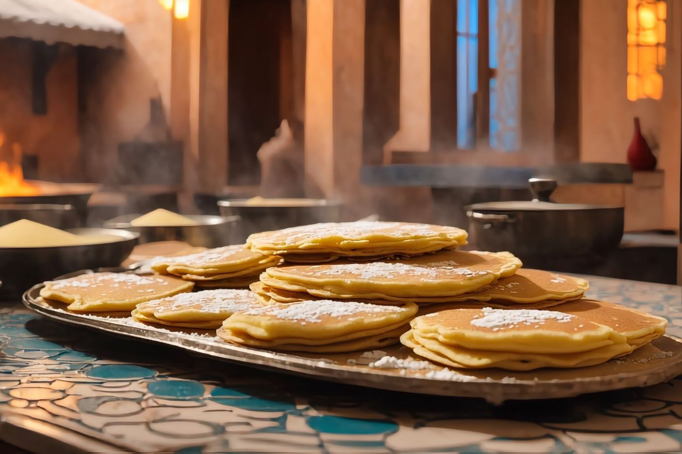 Beghrir or Moroccan Pancakes Recipe