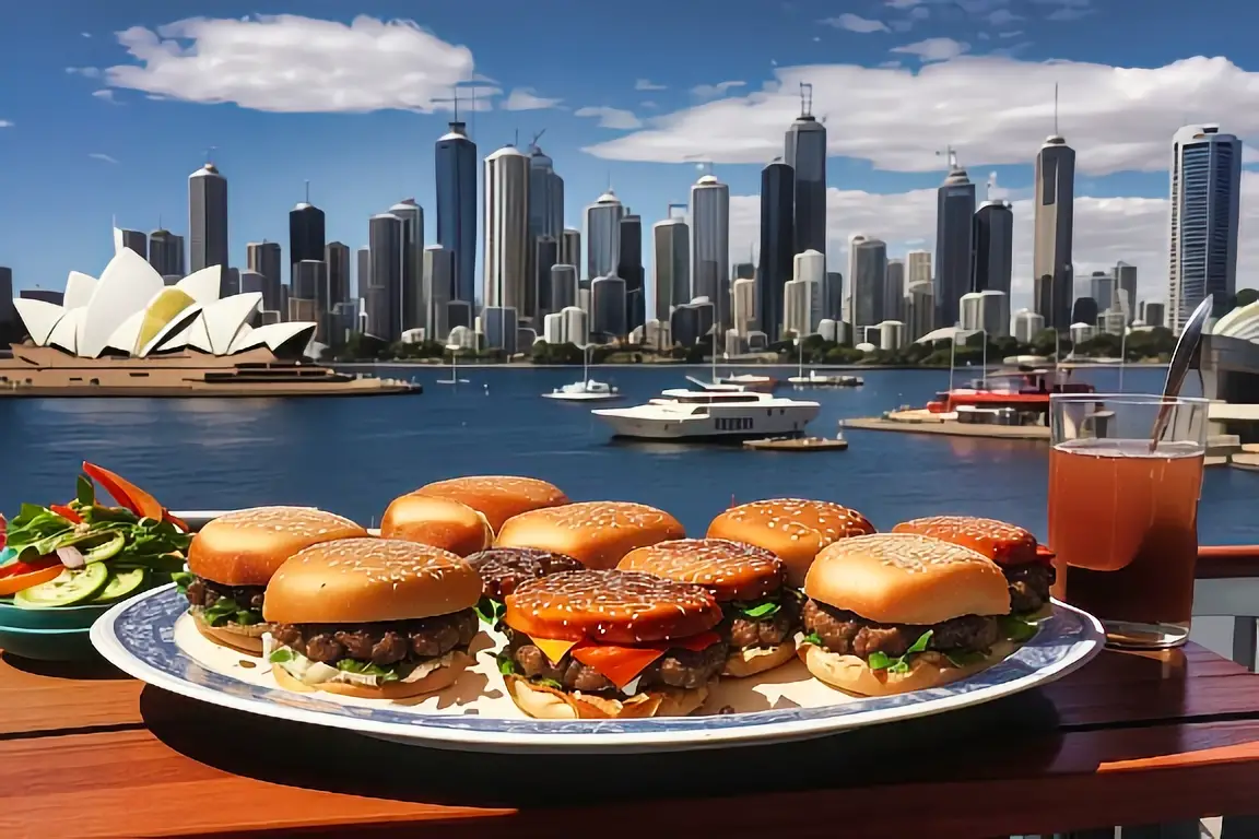 6. Australian BBQ Chinese Hamburgers Recipe 2