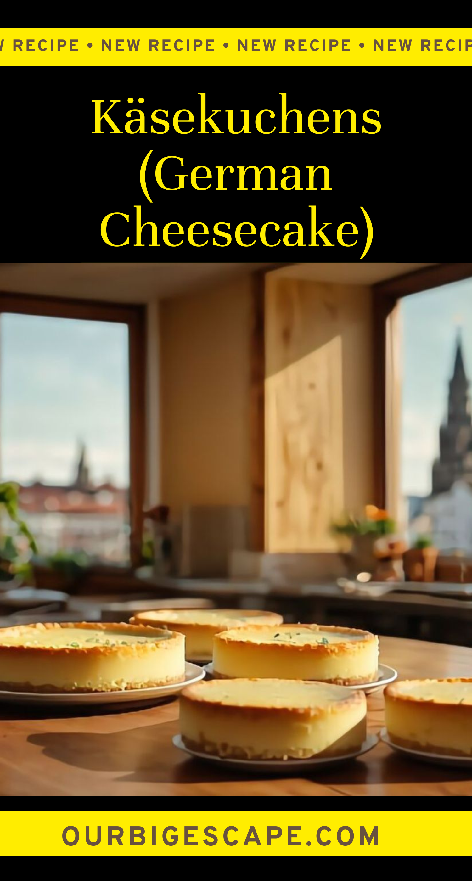 Käsekuchens (German Cheesecake)