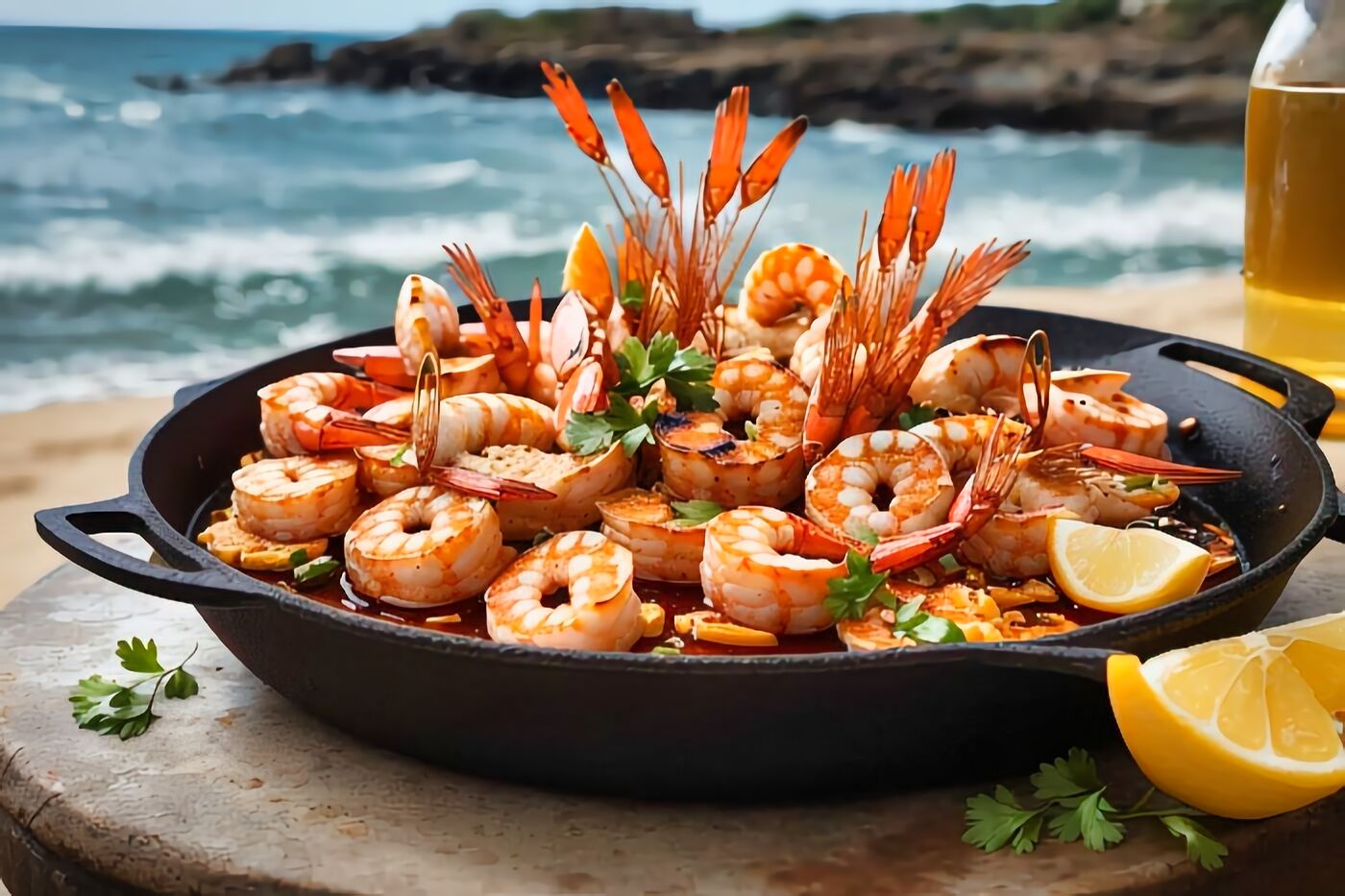 Marinated Grilled Argentinian Red Shrimp
