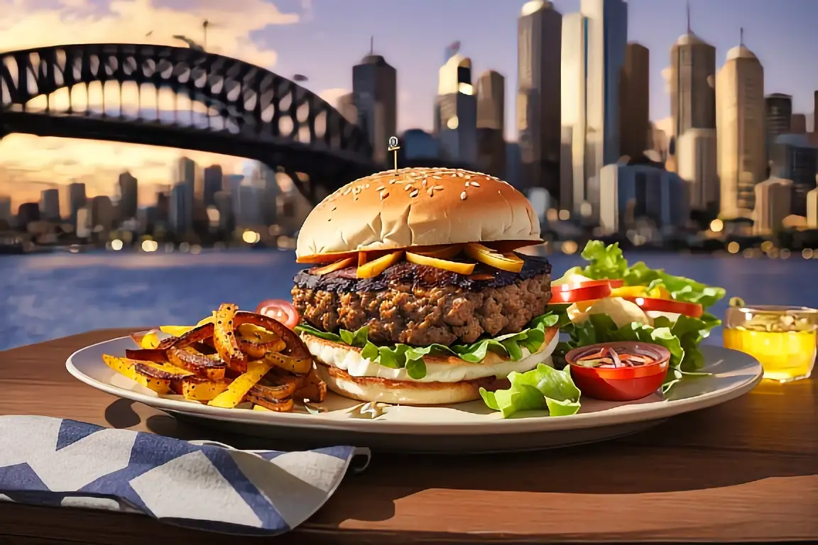 7. Australian BBQ Burger Recipe 2