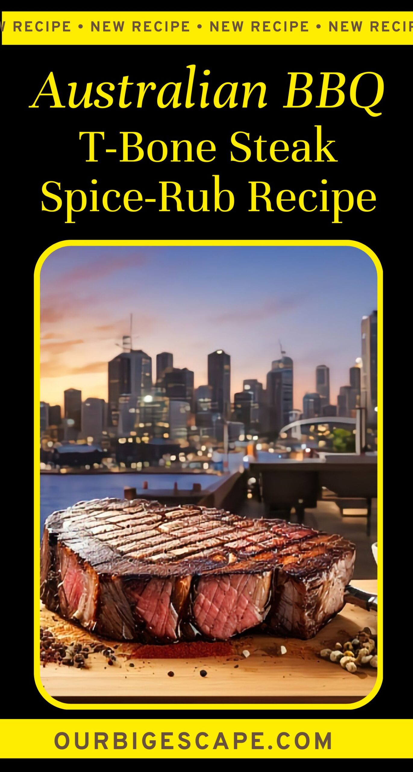 8. Australian BBQ T-Bone Steak Spice-Rub Recipe