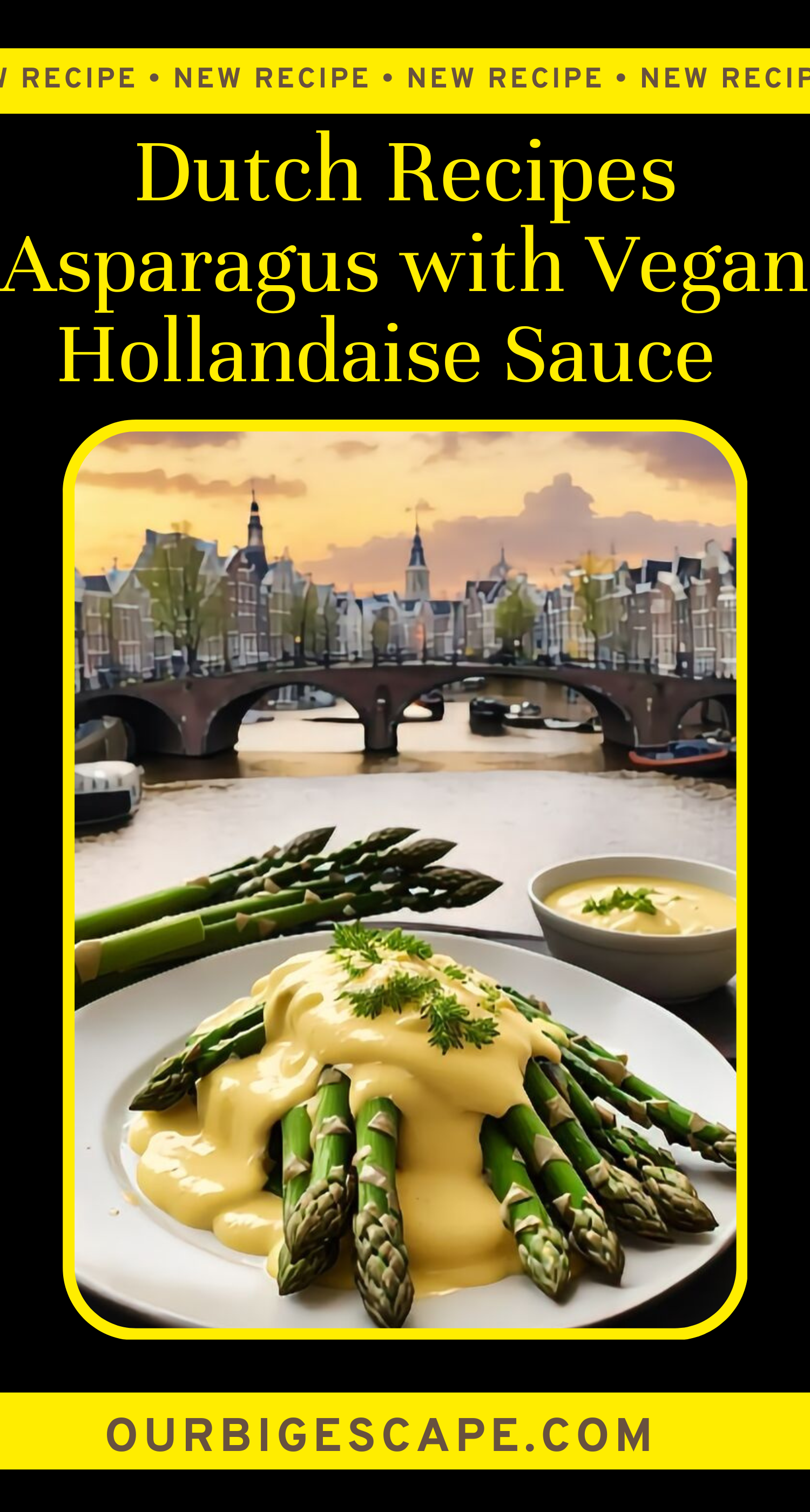 Asparagus with Vegan Hollandaise Sauce