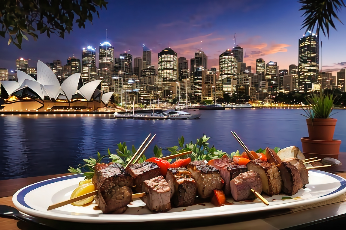 9. Australian Barbecued Goat-Meat Skewers Recipe 3