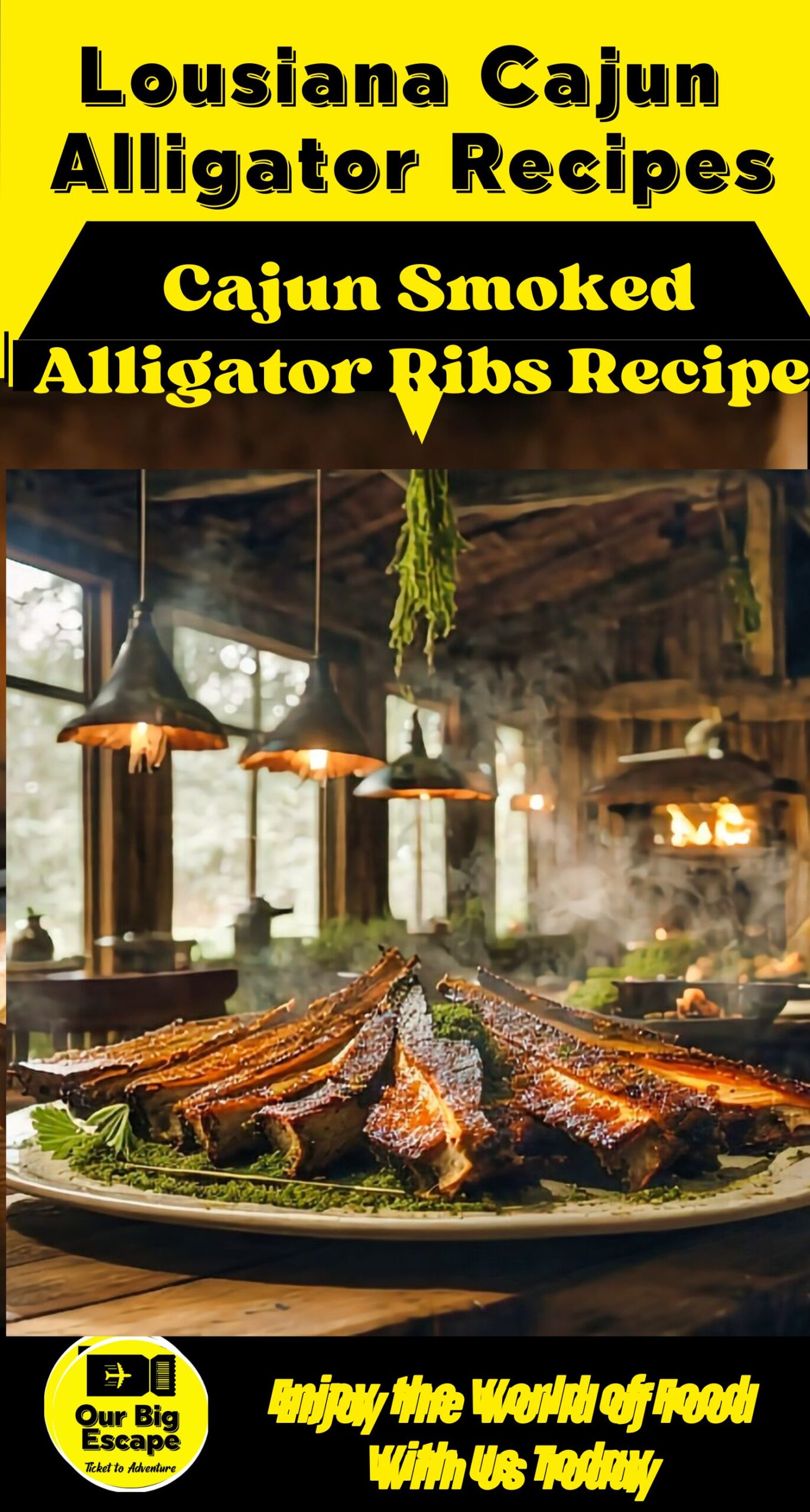 _Cajun Smoked Alligator Ribs Recipe