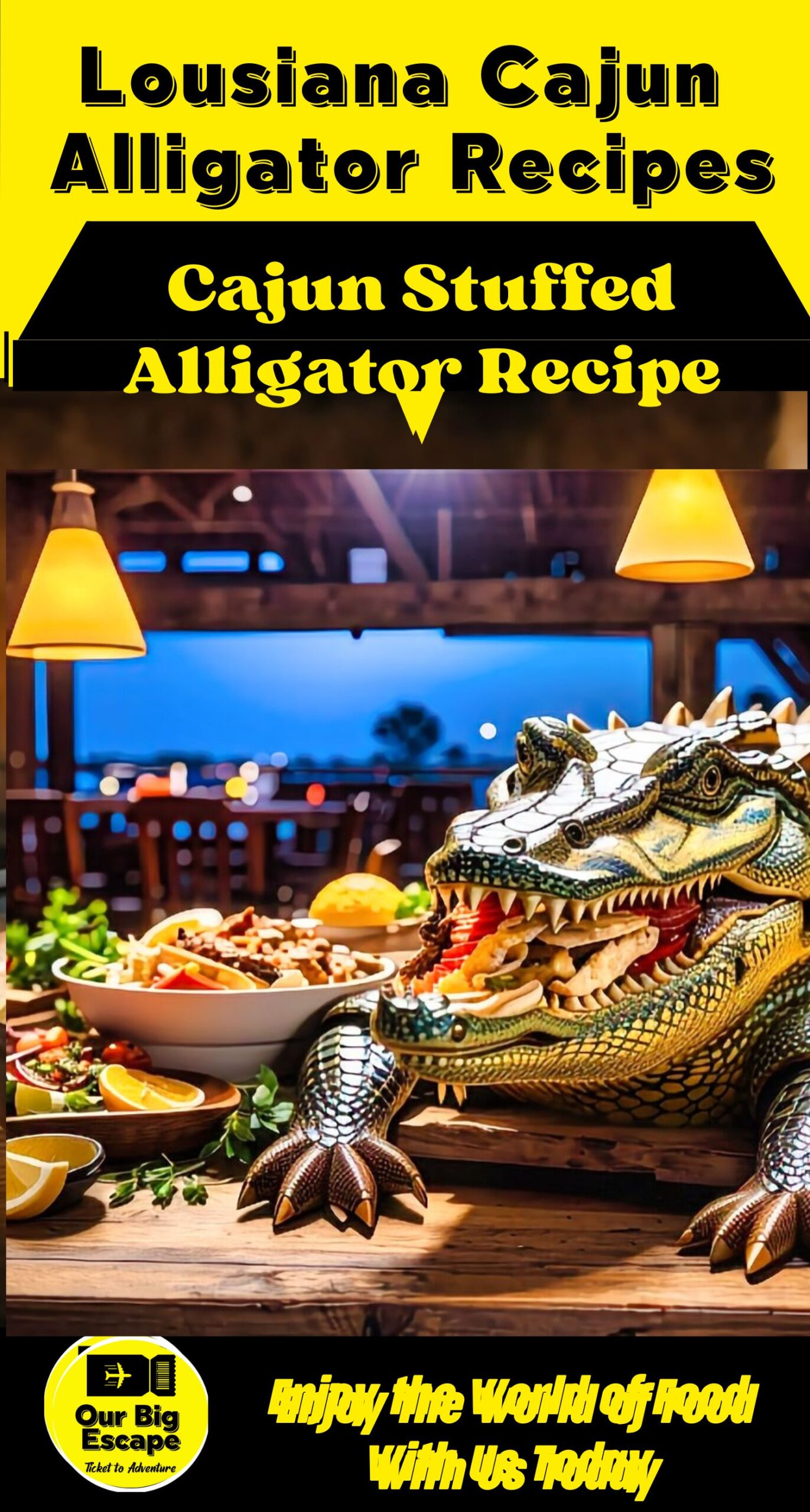 Cajun Stuffed Alligator Recipe