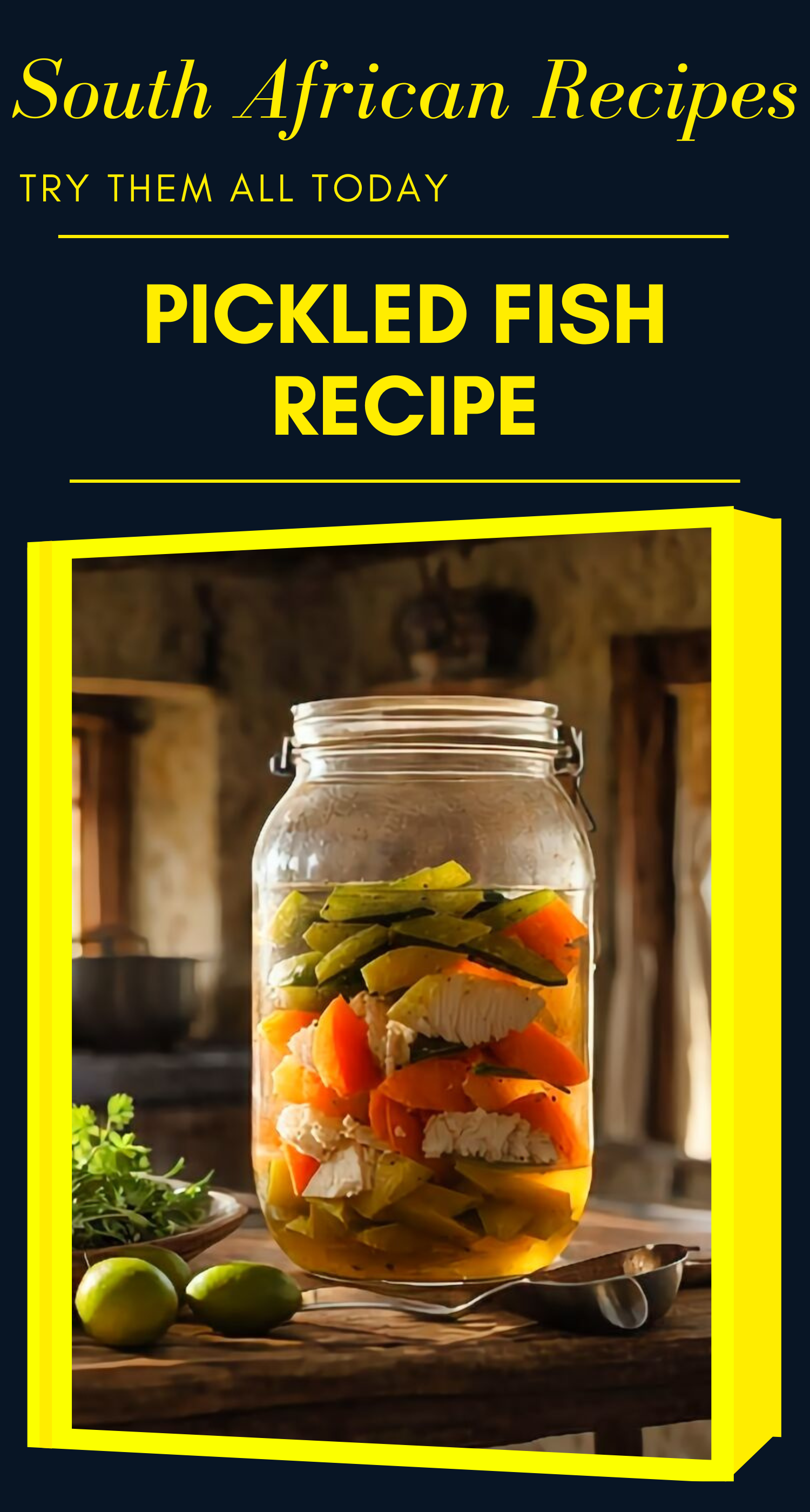 South African Pickled Fish Recipe