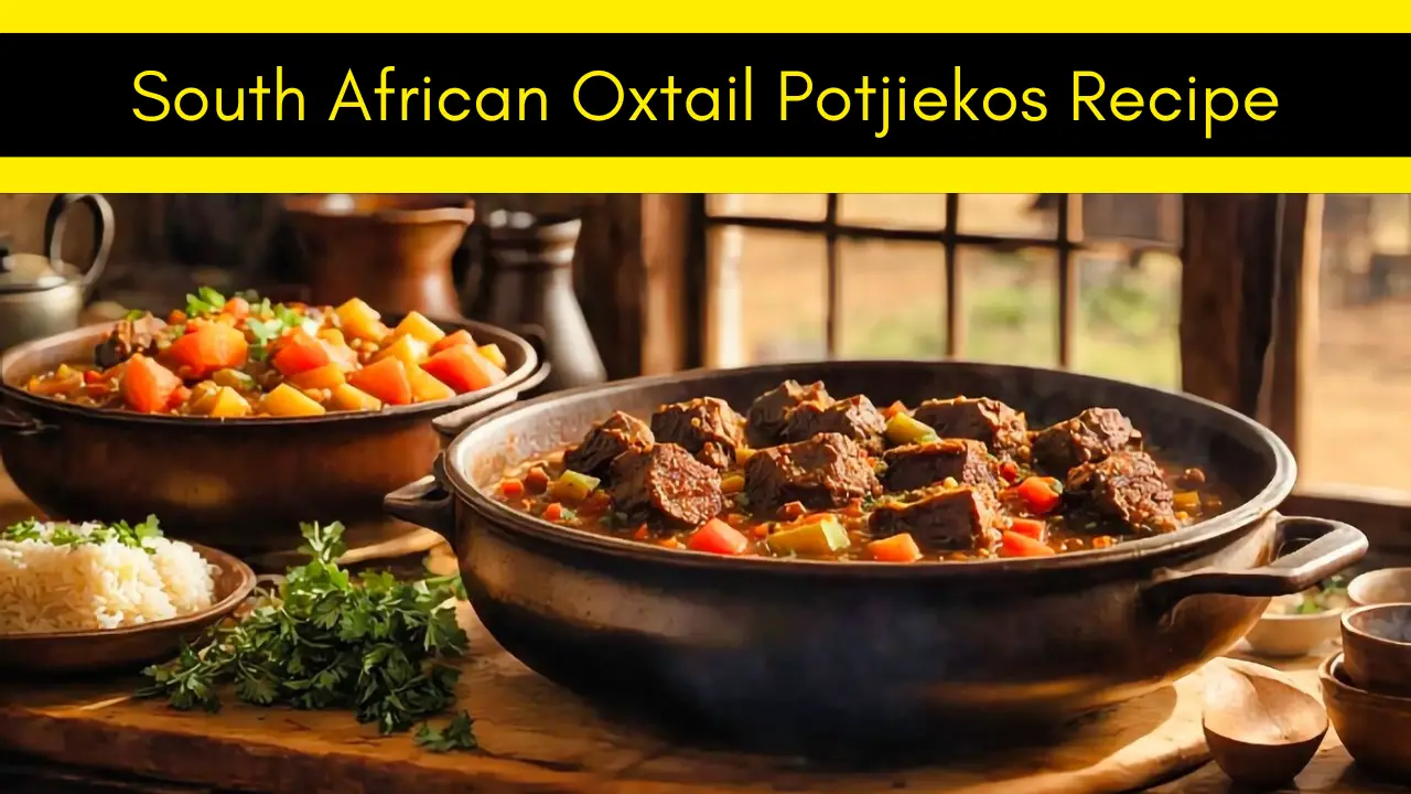 South African Oxtail Potjiekos Recipe