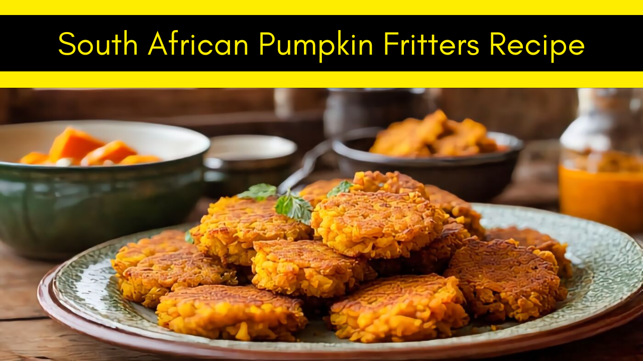 South African Pumpkin Fritters Recipe