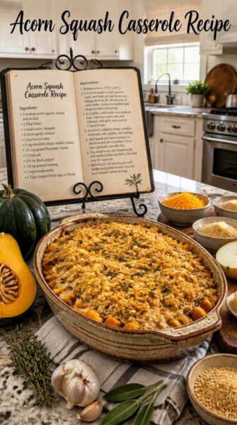 Acorn Squash Casserole Recipe