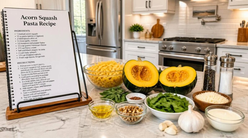 Acorn Squash Pasta Recipe