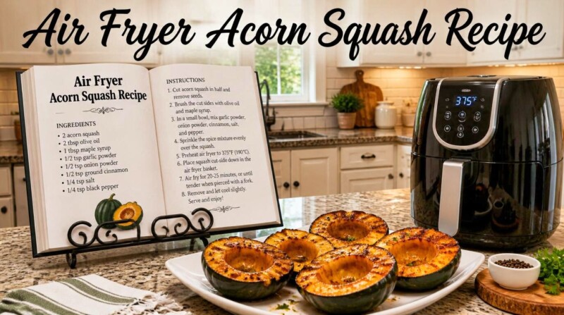 Air Fryer Acorn Squash Recipe