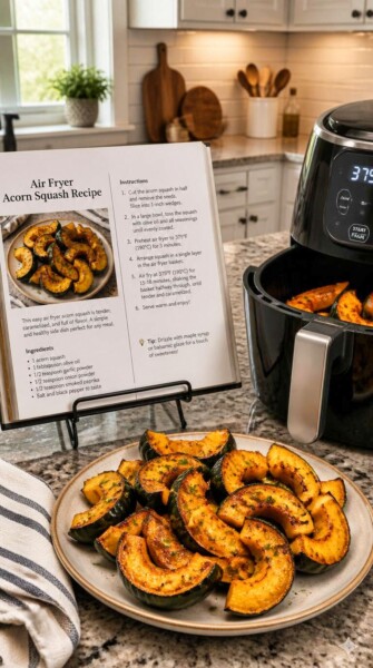 Air Fryer Acorn Squash Recipe