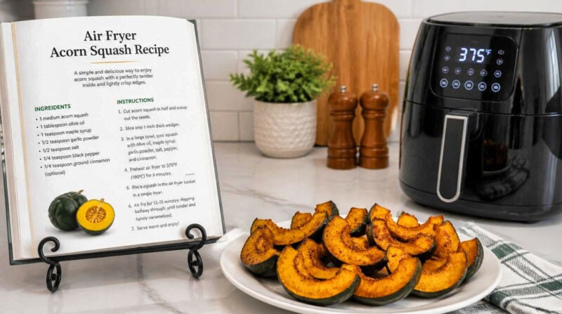 Air Fryer Acorn Squash Recipe