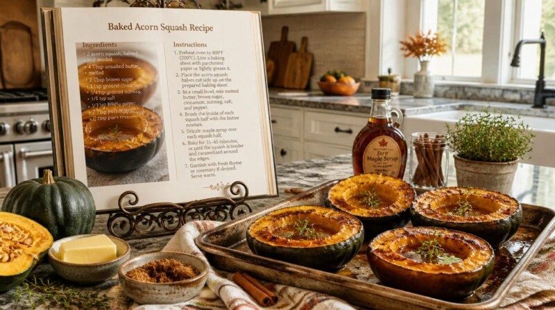 Baked Acorn Squash Recipe