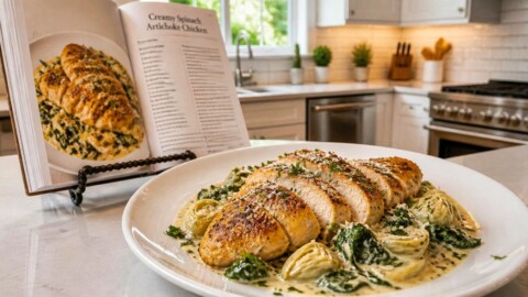 Creamy Spinach Artichoke Chicken Recipe