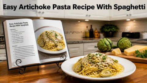 Easy Artichoke Pasta Recipe With Spaghetti