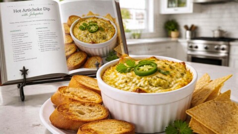 Hot Artichoke Dip With Jalapeños