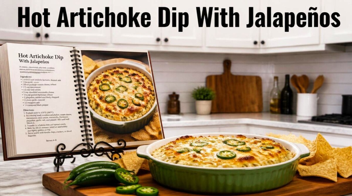 Hot Artichoke Dip With Jalapeños