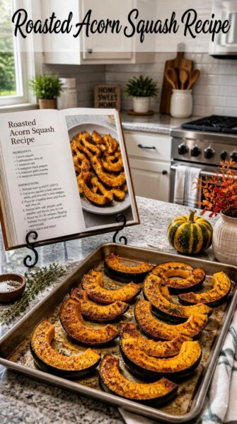 Roasted Acorn Squash Recipe