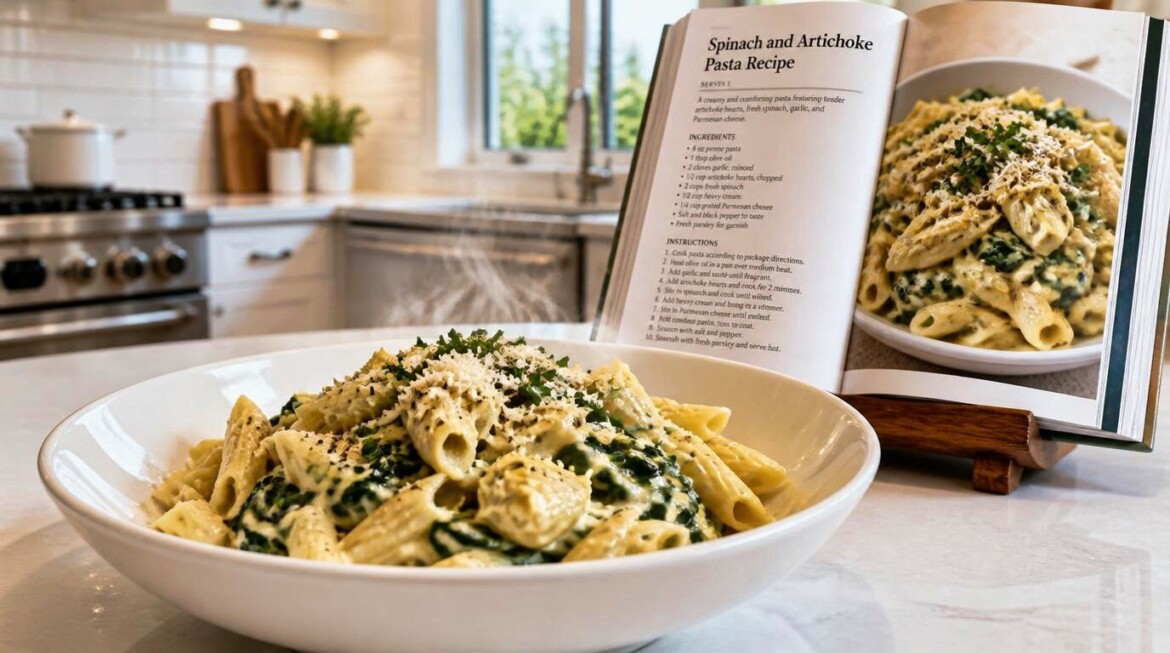 Spinach and Artichoke Pasta Recipe