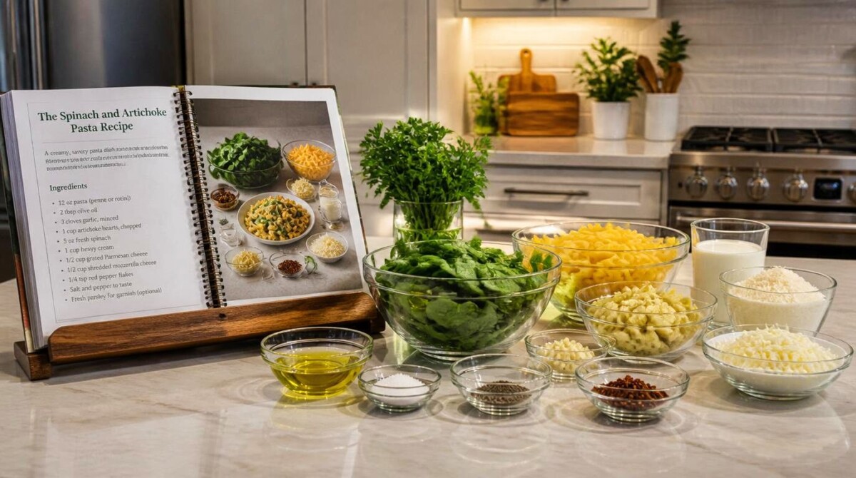 Spinach and Artichoke Pasta Recipe