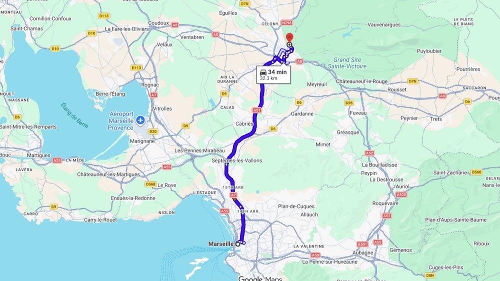 1 Marsielle to Aix en Provence